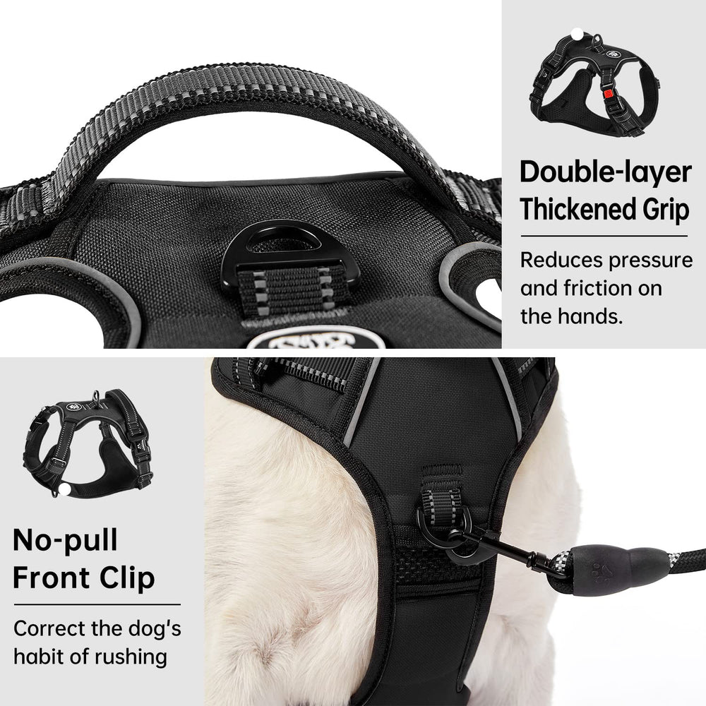 IVY&LANE No Pull Harness with storage strap for easy organization on the go