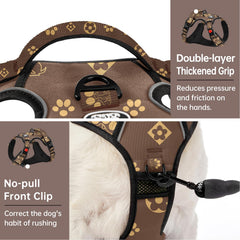 IVY&LANE adjustable webbing ensures perfect fit for large dogs.