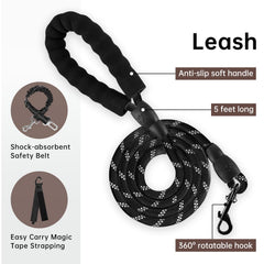 IVY&LANE dog-harness-leash-set back-clip for stronger training control.