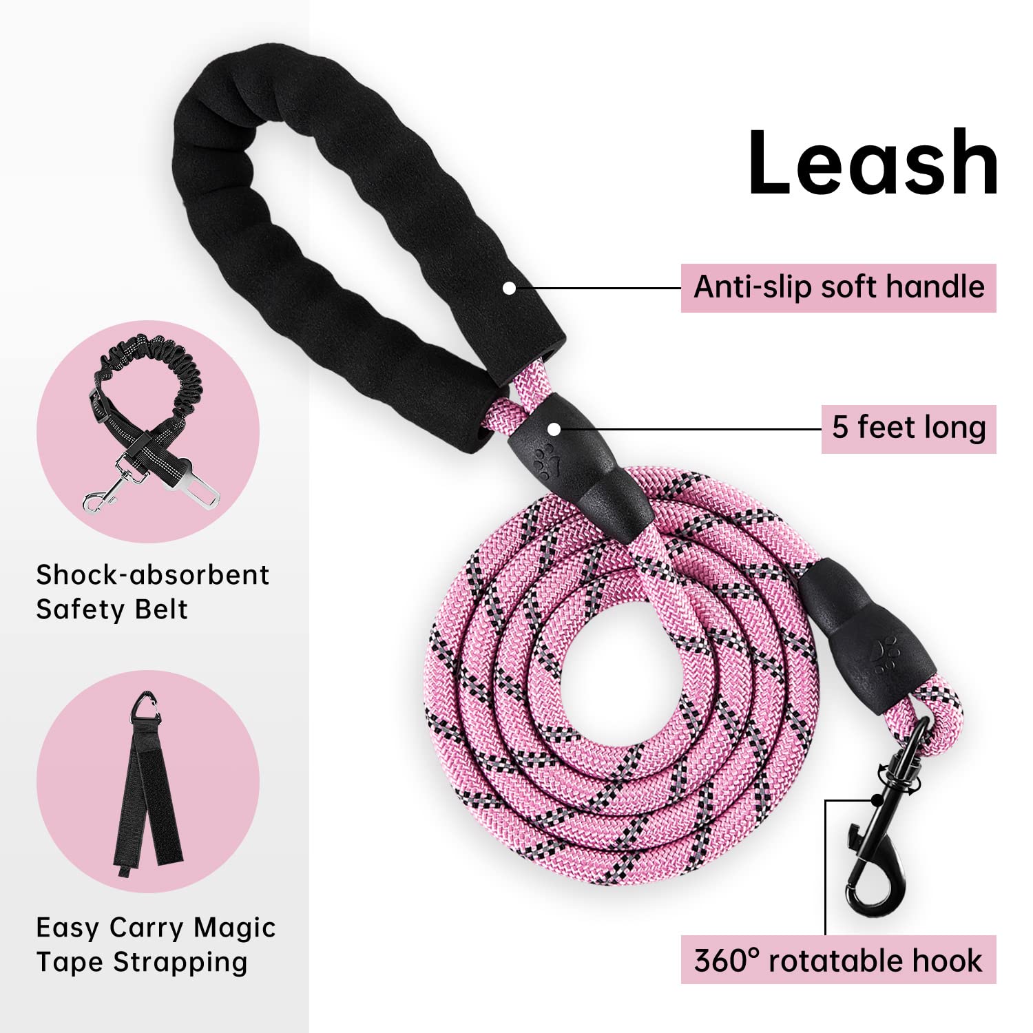 IVY&LANE adjustable harness with four webbings for a perfect, chafe-free fit.