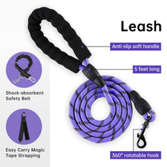 IVY&LANE No Pull Harness front-clip hardware close-up for better control and anti-pull action