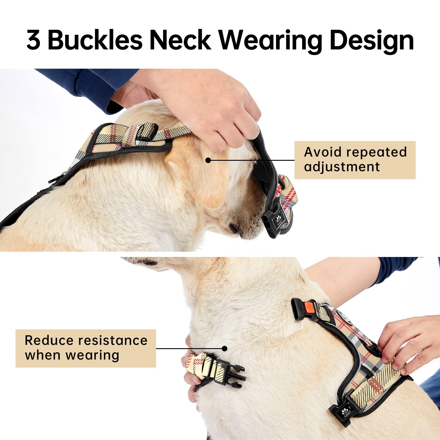 IVY&LANE retractable seatbelt in car use for safer travel with dogs