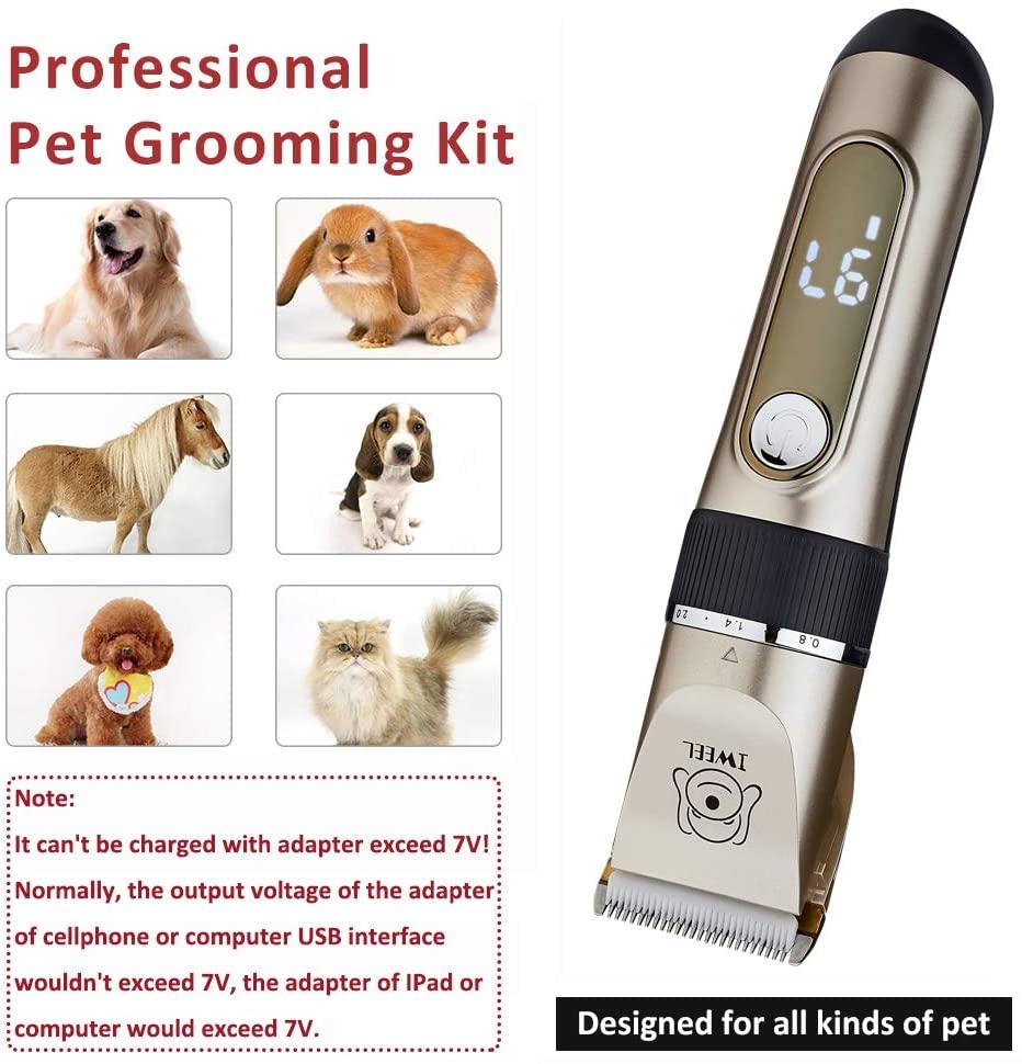 IWEEL waterproof-ipx4-design makes rinsing easy after trims.