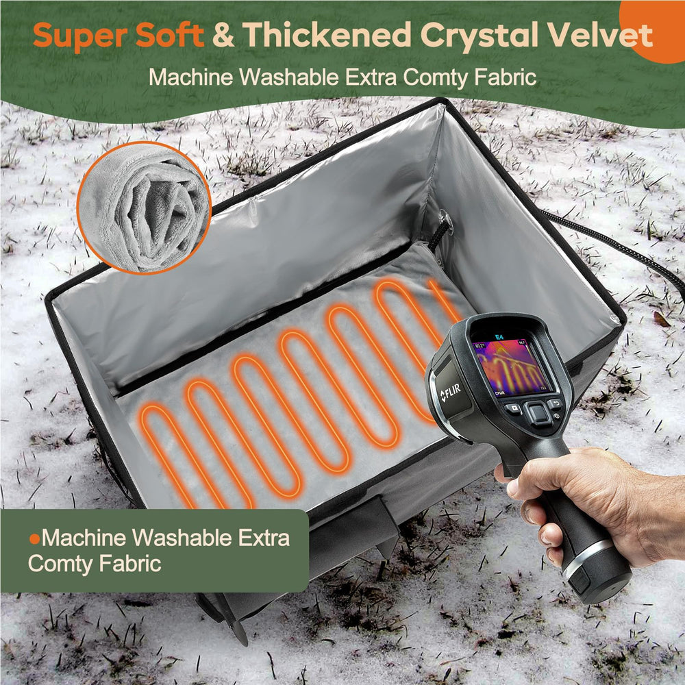 iweepet indestructible outdoor cat shelter winter with foil insulation preserving warmth
