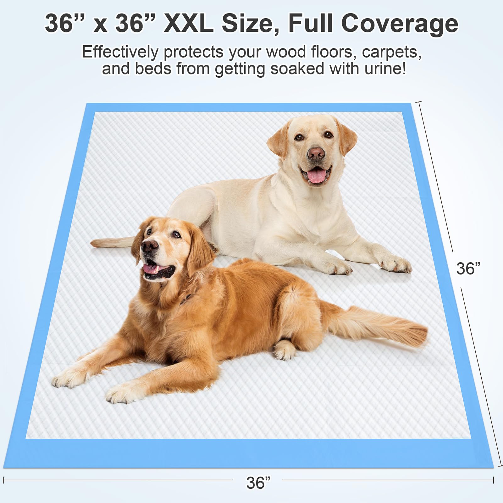 iweepet kennel liner protects floors and crates during use