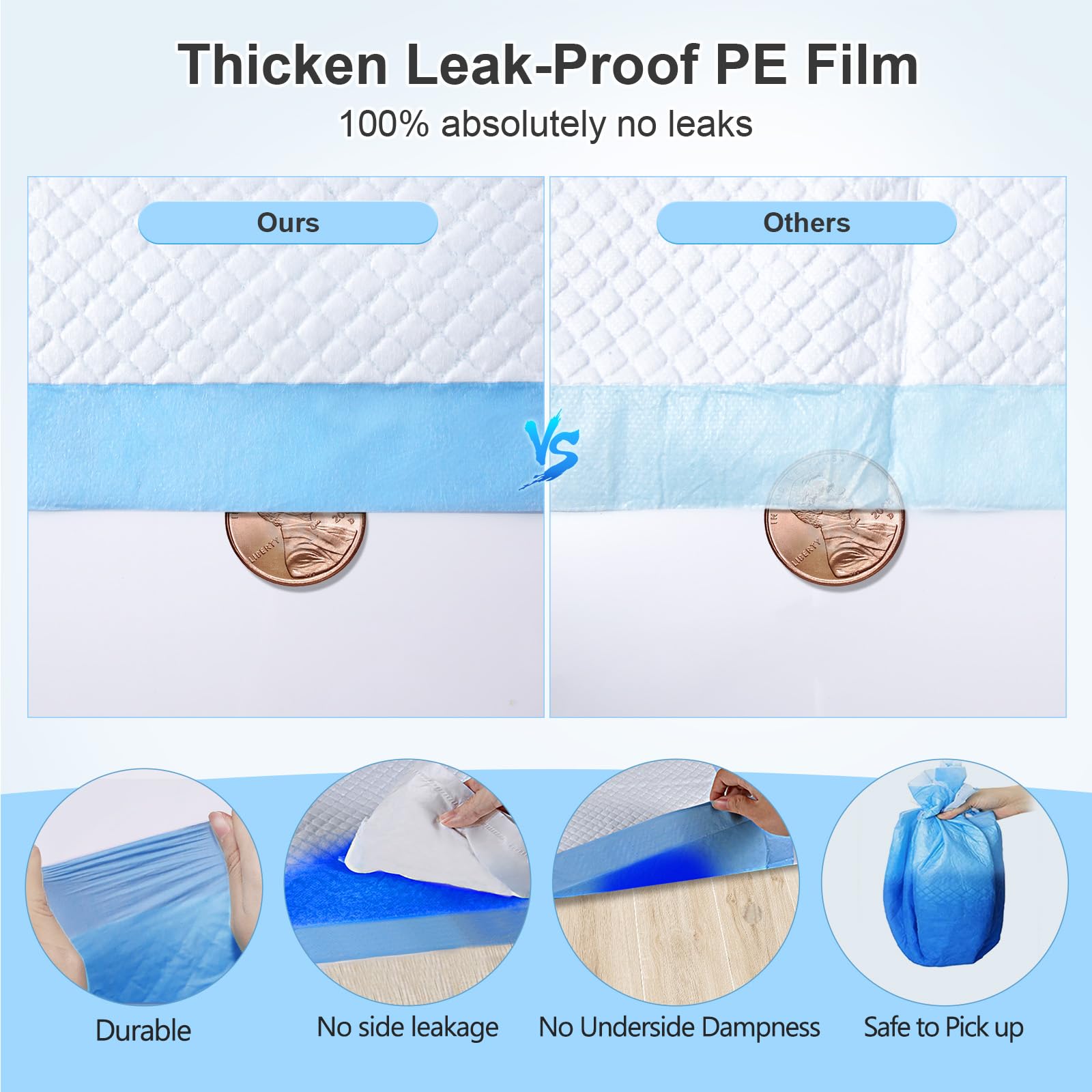 iweepet travel-friendly potty pad ideal for trips or car use