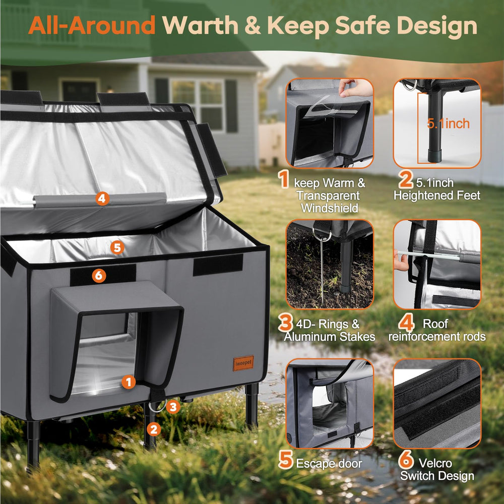 iweepet gable roof drains rain and snow efficiently