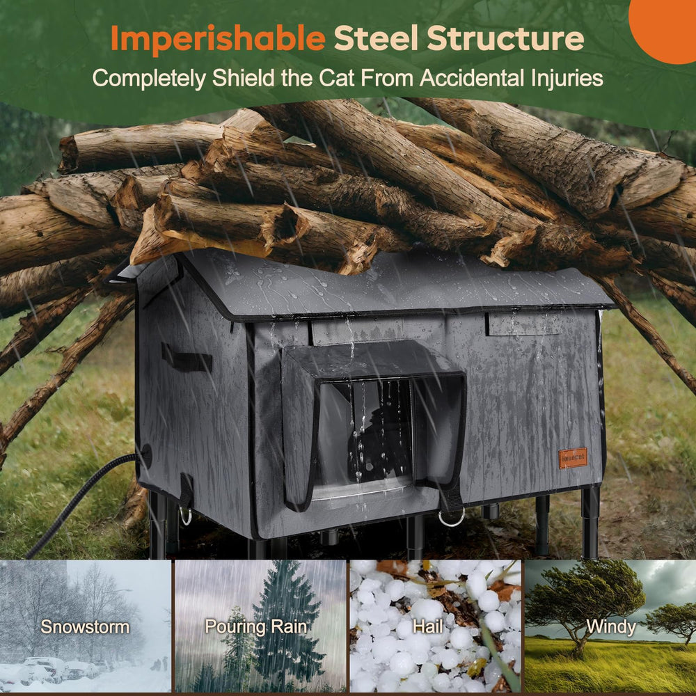 iweepet windproof awning blocks cold air effectively