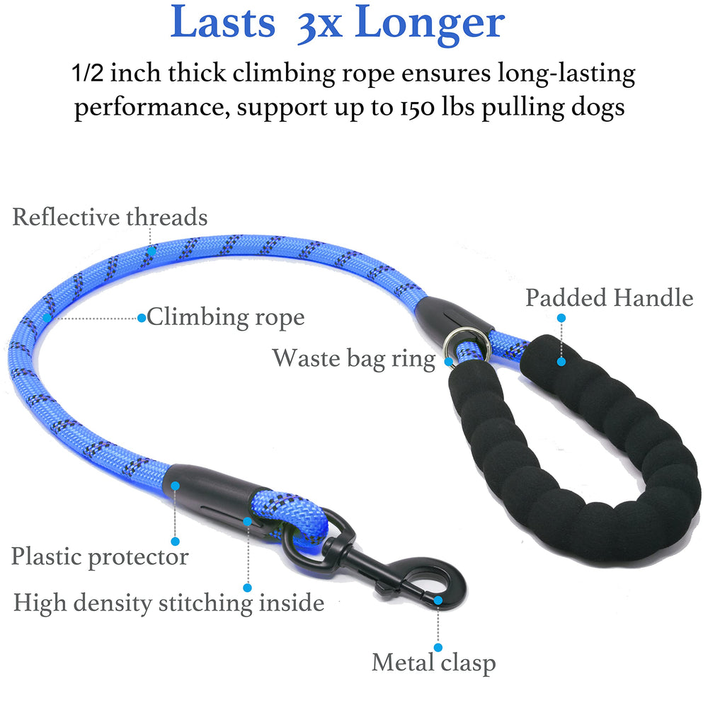 iYoShop Dual Dog Leash showcases double bungee extension for extra reach