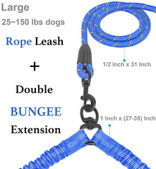 iYoShop Dual Dog Leash demonstrates tangle-free design for active dogs