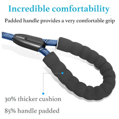 iYoShop Dual Dog Leash features a shock-absorbing bungee extension for controlled runs.