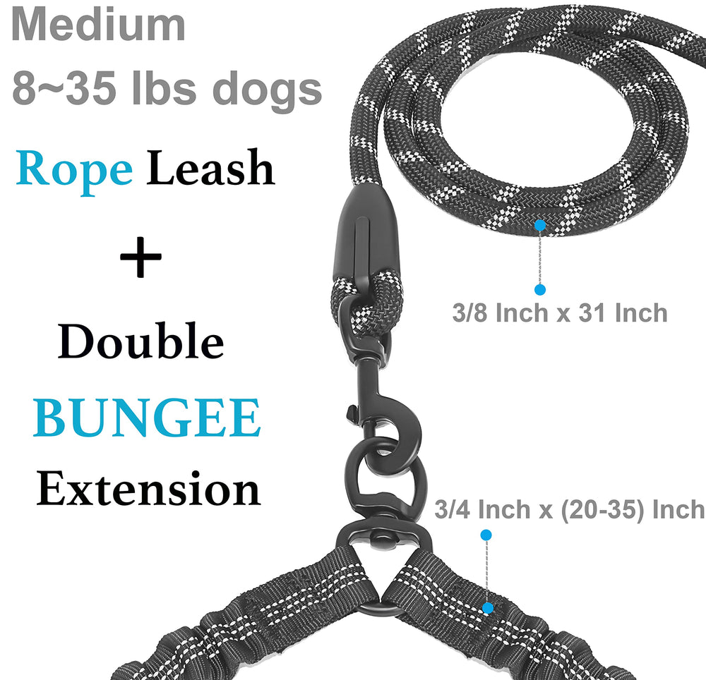 iYoShop Dual Dog Leash tangle-free design helps dogs move freely.