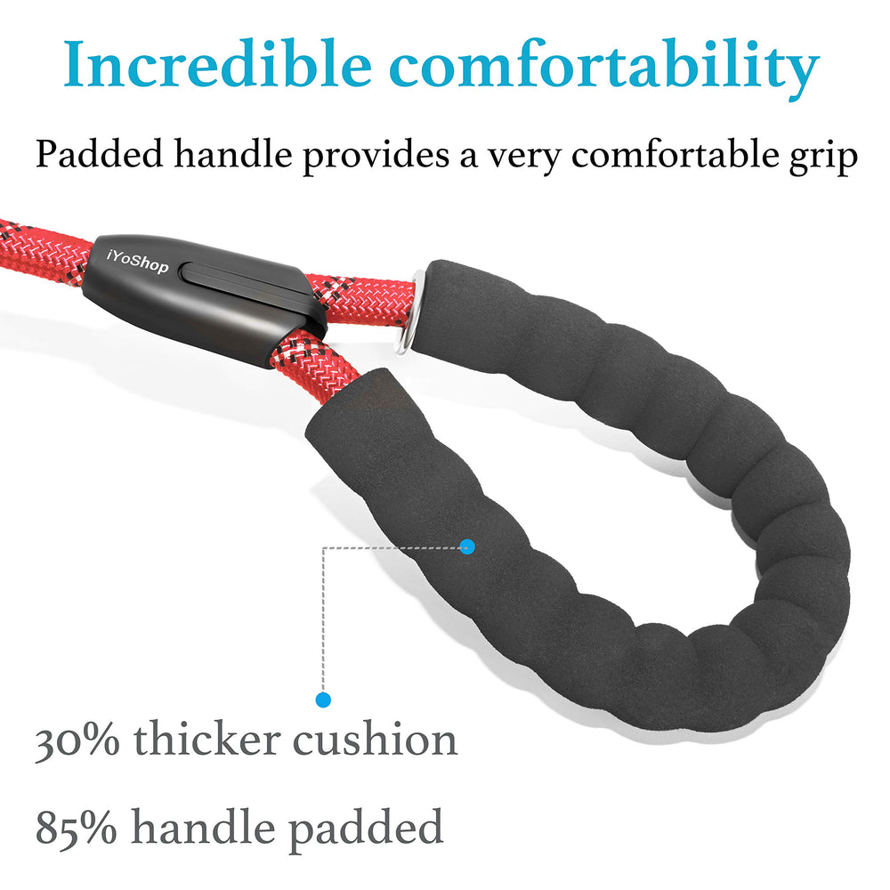 iYoShop Dual Dog Leash two-dogs-walk provides extra reach while staying close.