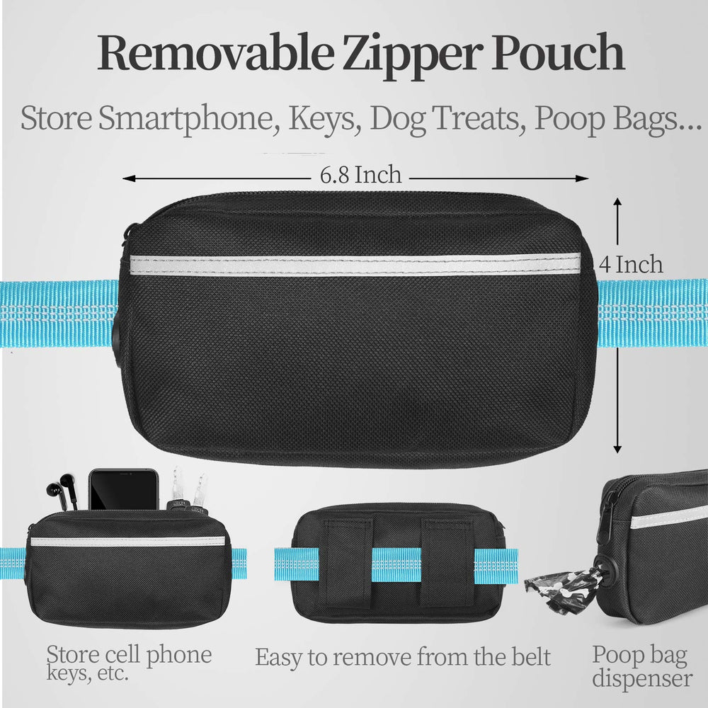 iYoShop dual padded handles offer comfortable control during walks