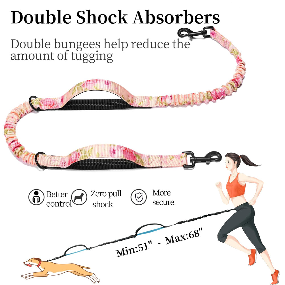 iYoShop Hands Free Leash waist-worn design enables hands-free activity.
