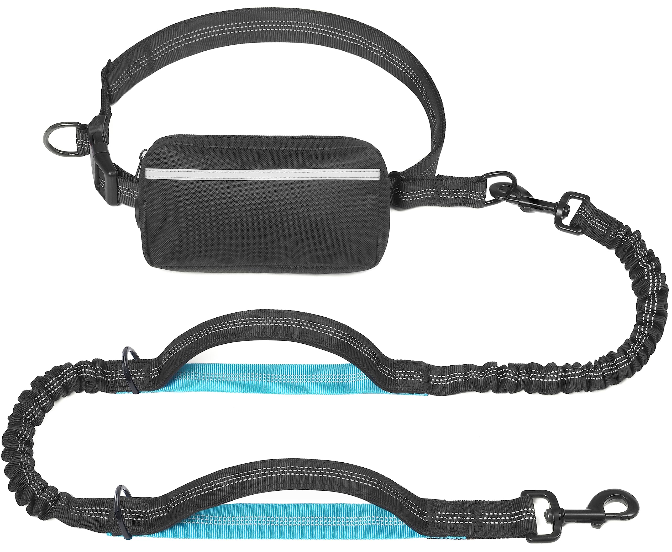 iYoShop hands-free leash with zipper pouch for secure, hands-free daily walks.