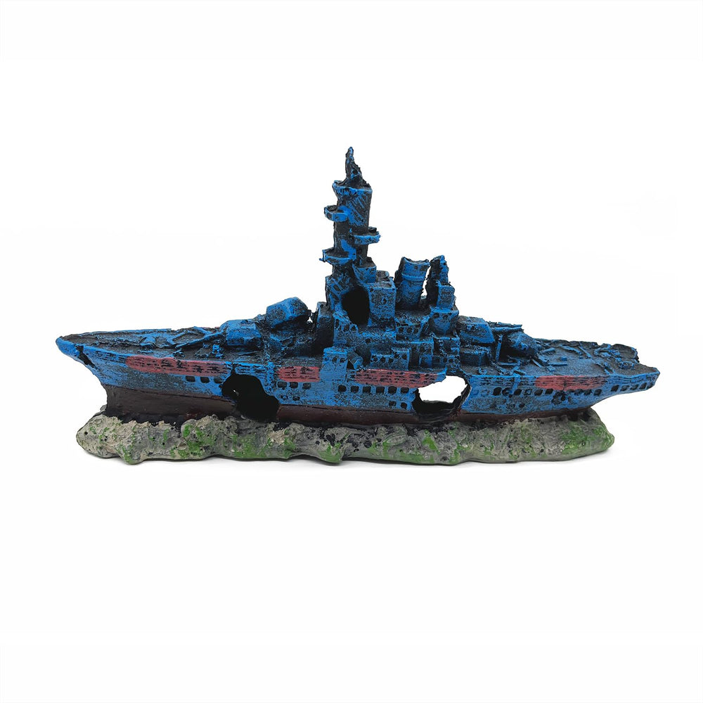 J-star shipwreck works in freshwater and saltwater tanks for versatility