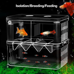 J-star isolation box top feeding hole enables quick feeding without removal
