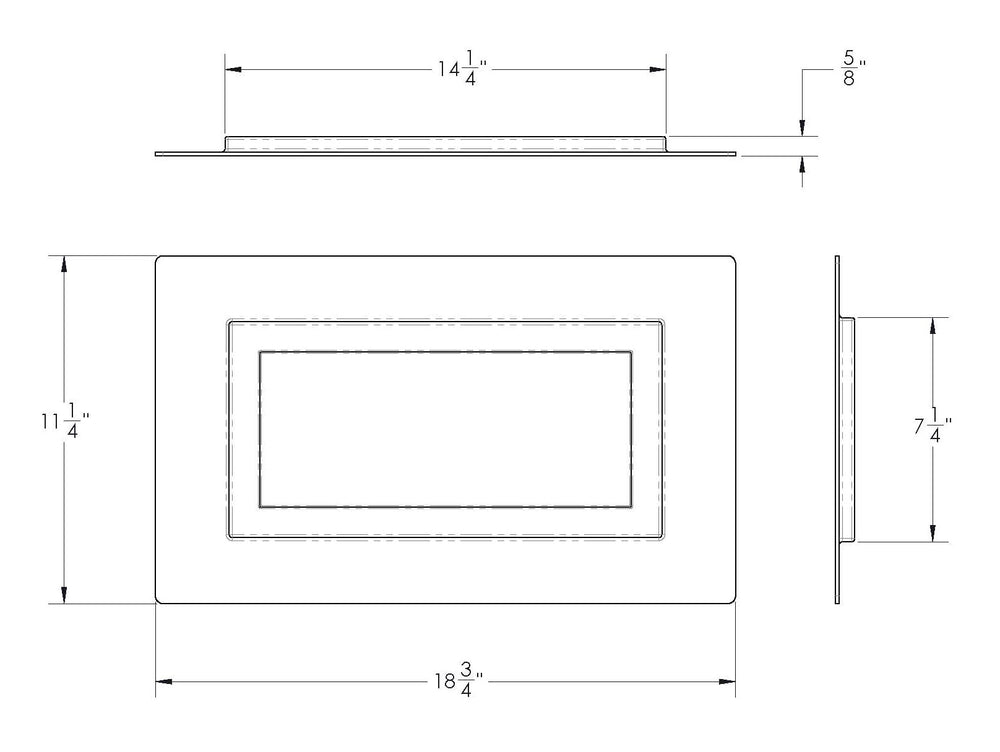 Jackel crawl space vent cover side view demonstrates secure paintable installation.