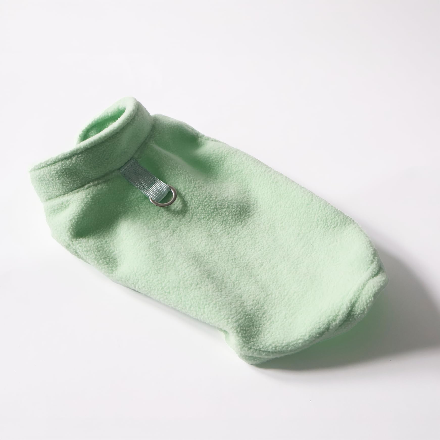 Jacko & Co fleece vest texture closeup reveals soft fleece warmth.