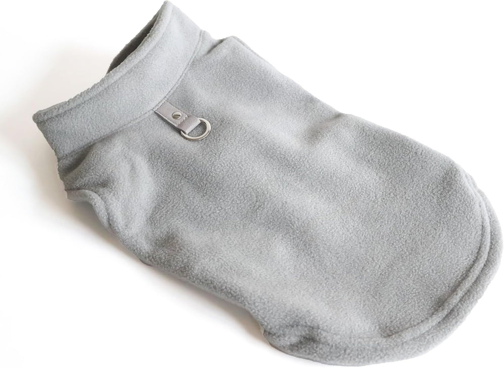 Jacko & Co soft fleece material warm yet lightweight for layering on chilly days.