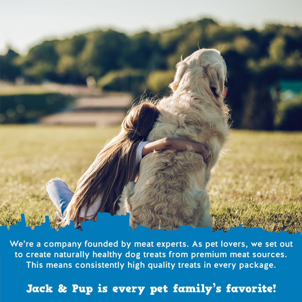 Jack&Pup 4-pack filled bones for home or travel.