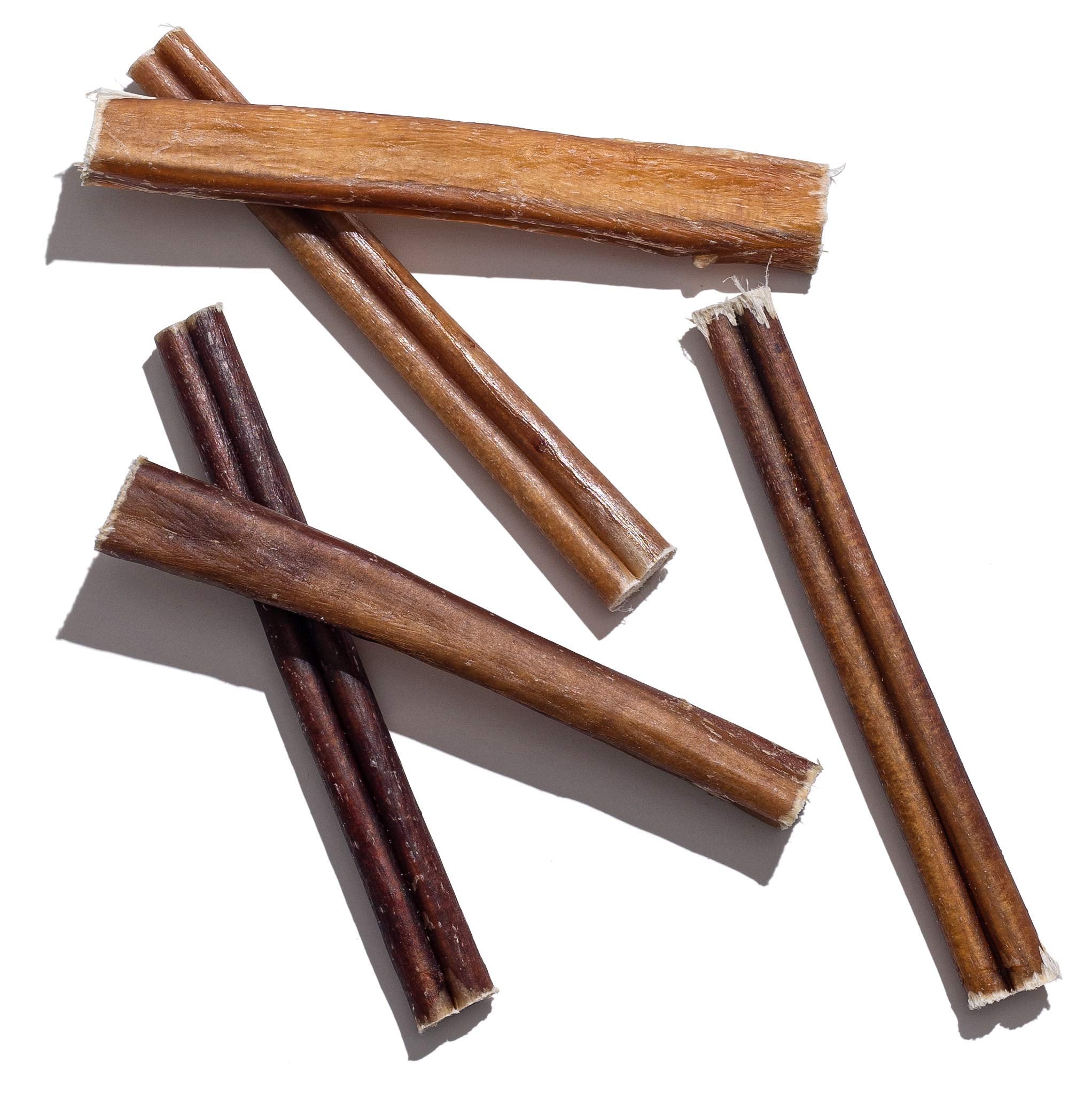 Jack&Pup 6-inch sticks for teething and strong chewers during playtime.