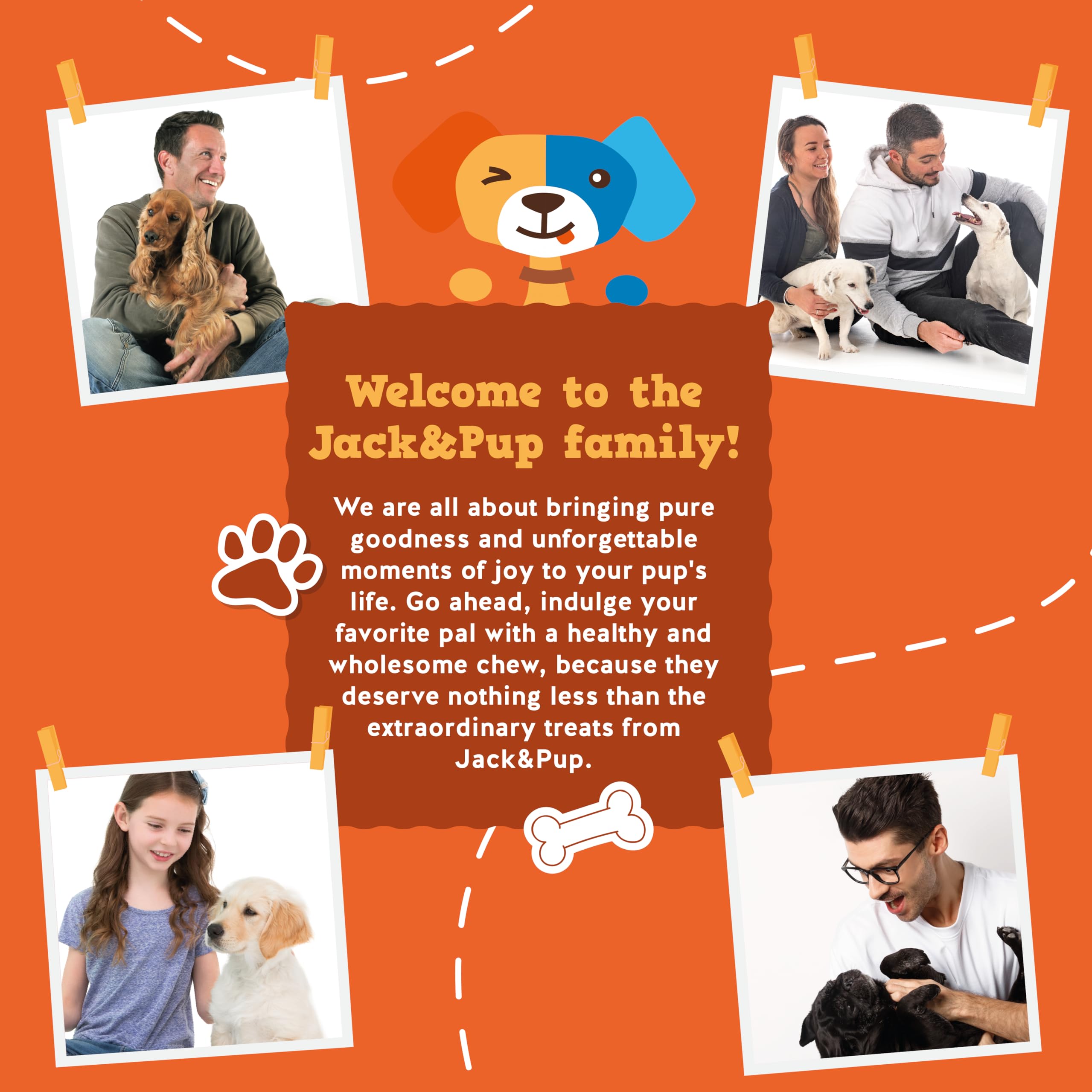 Jack&Pup 8-pack packaging image highlights value and convenient snack size for families