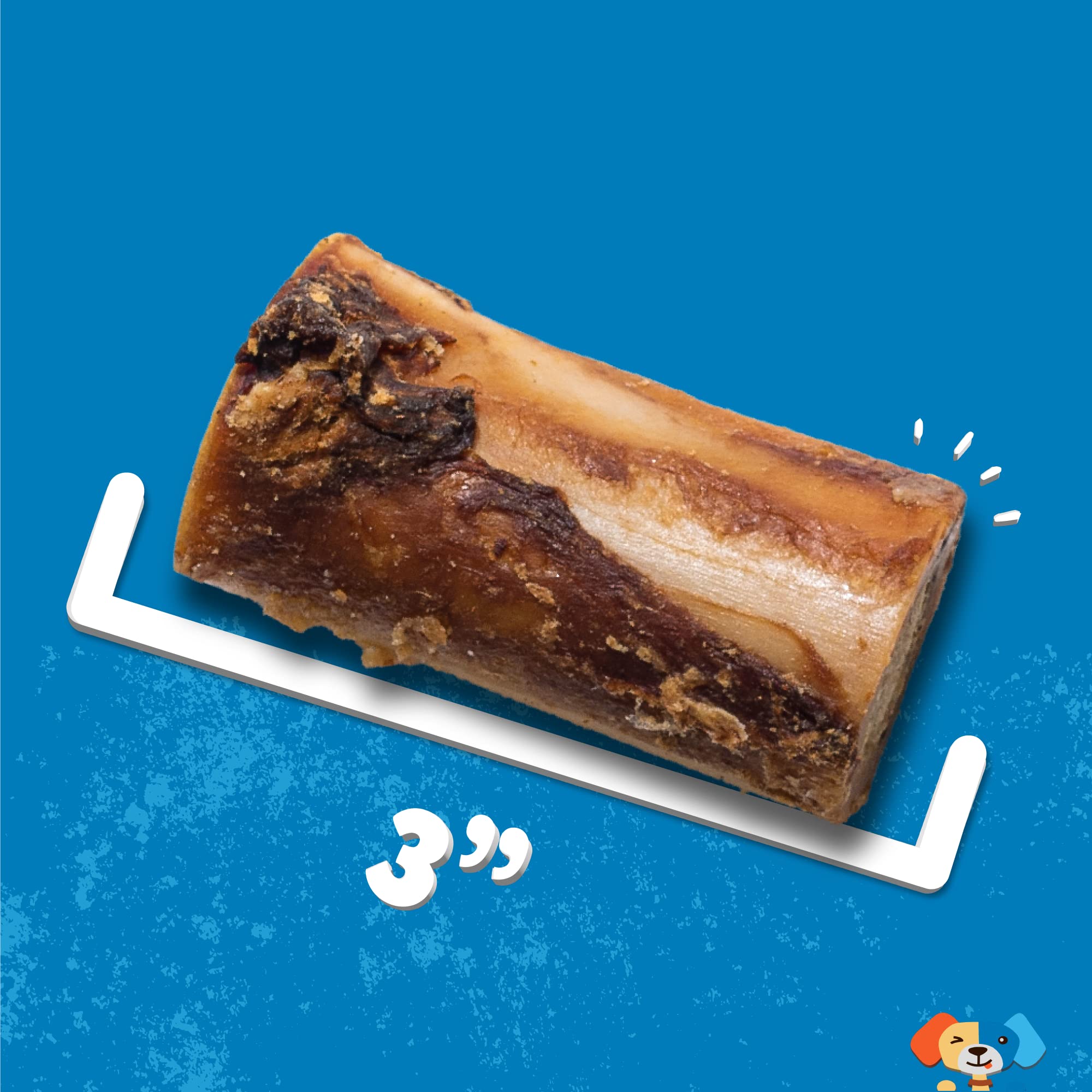 Jack&Pup bones highlighting teeth-friendly texture for chewing.