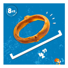 Jack&Pup beef pizzle single-ingredient chew showcases pure beef flavor