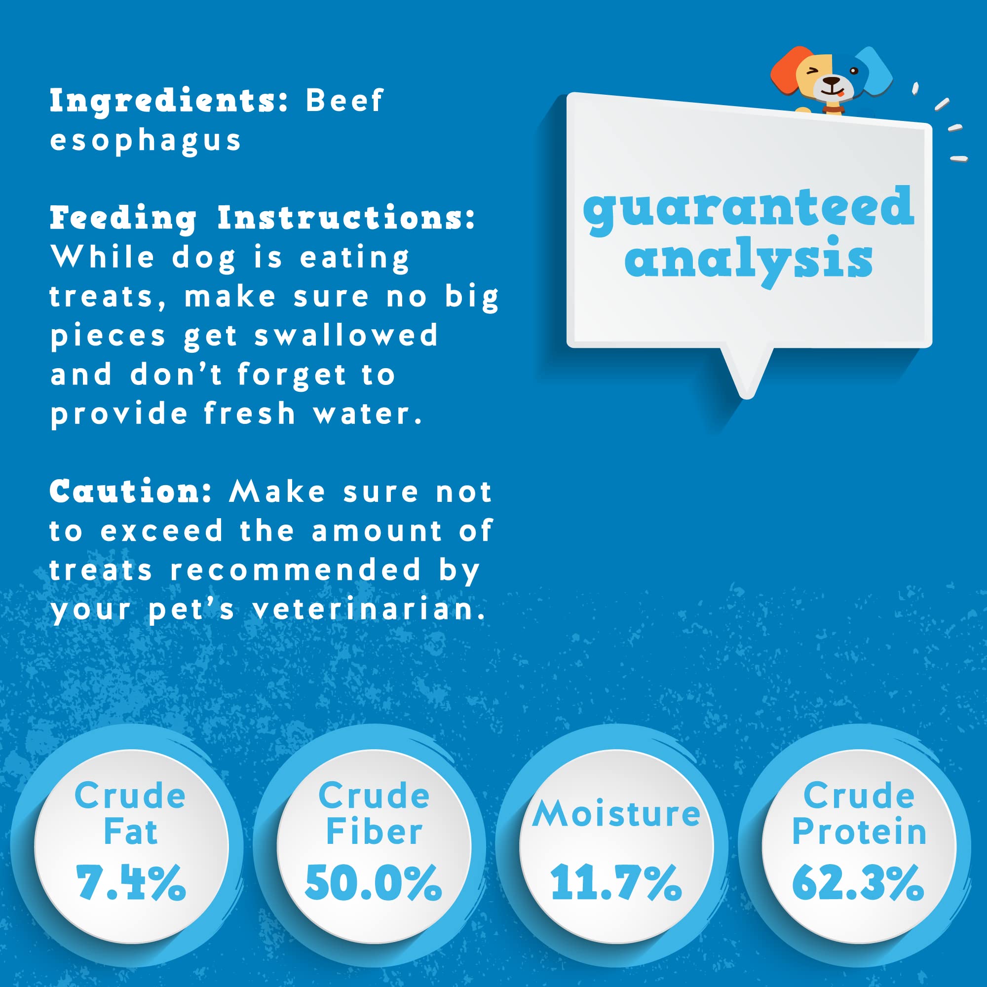 Jack&Pup beef trachea 6in pack ingredients-label emphasizes single-ingredient beef trachea