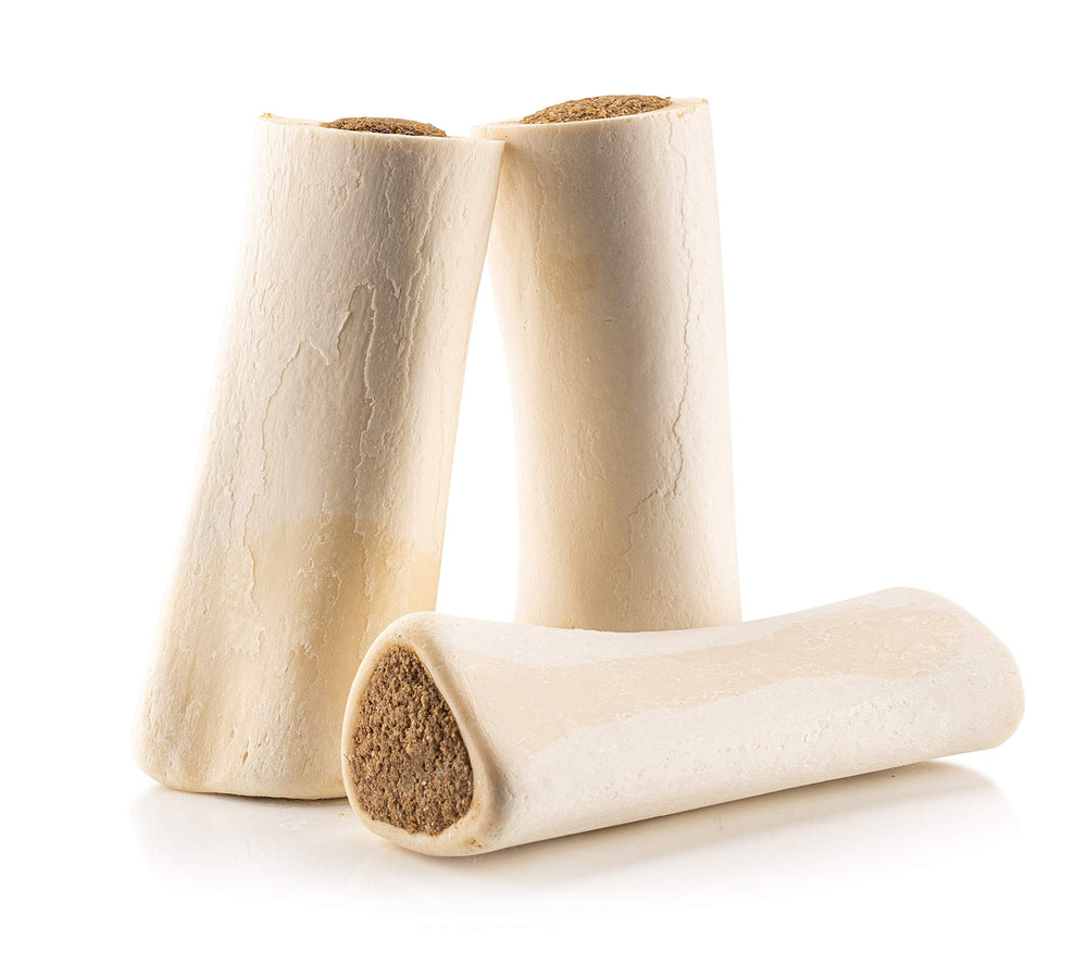 JackPup filled-dog-bones teeth-cleaning action helps promote healthy gums during chews.