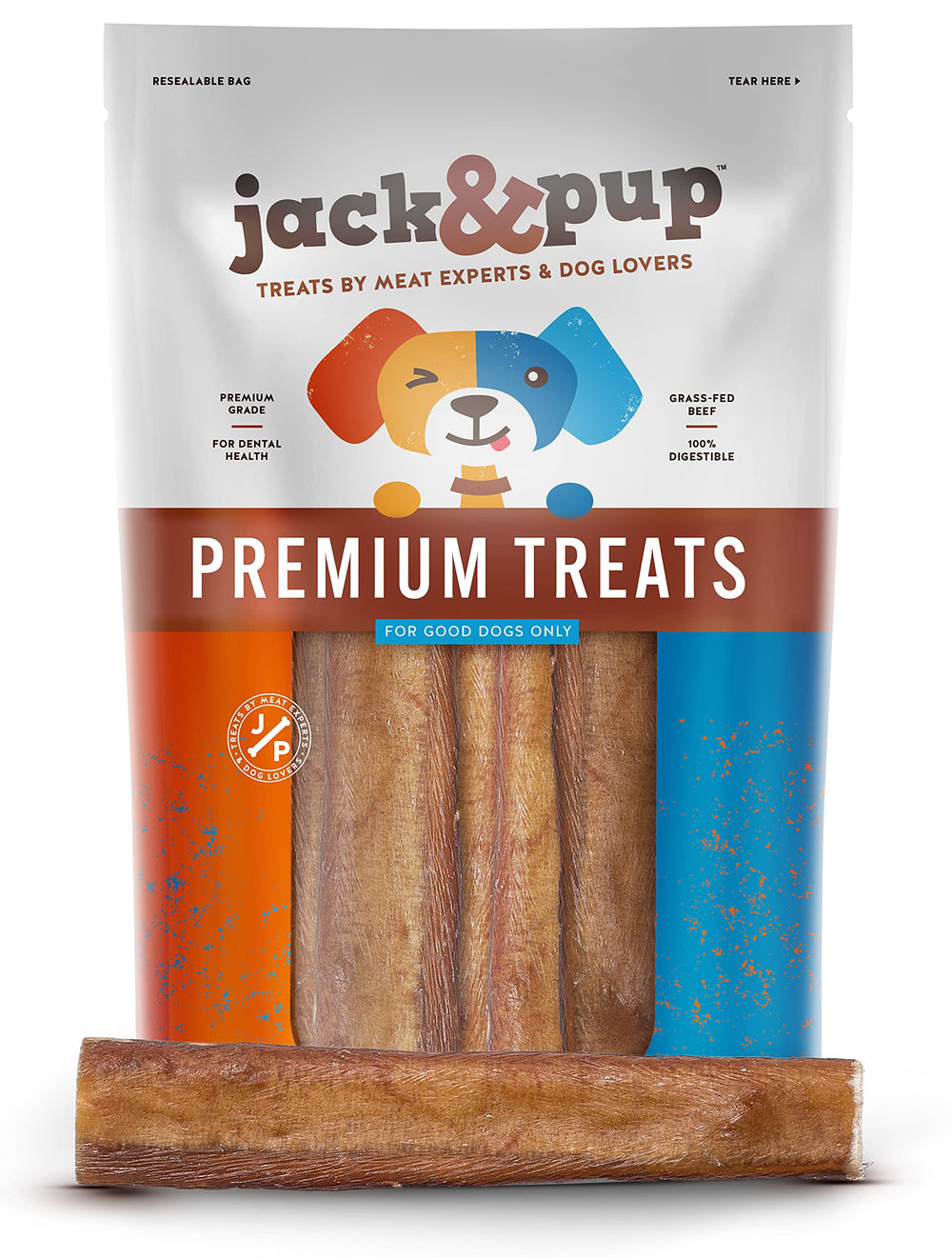 Jack&Pup fresh beef flavor image—packaging preserves 24-month freshness.