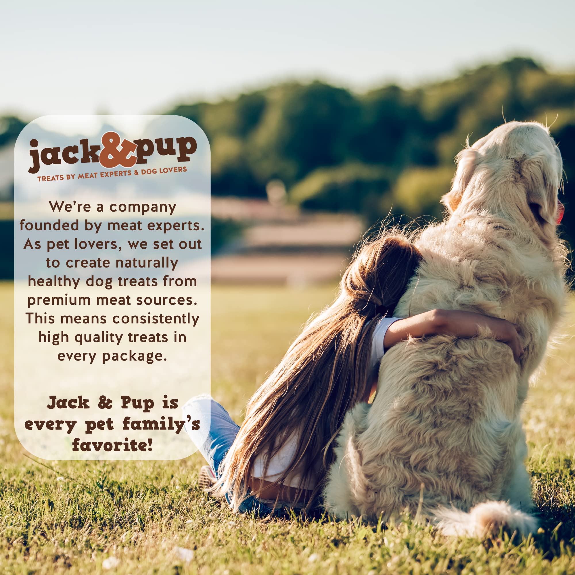 Jack&Pup high-protein, low-fat beef pizzle supports balanced chews.