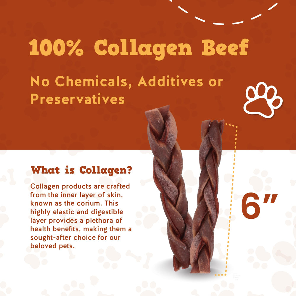 Jack&Pup medium-to-large dogs enjoying chewy collagen sticks during playtime and training