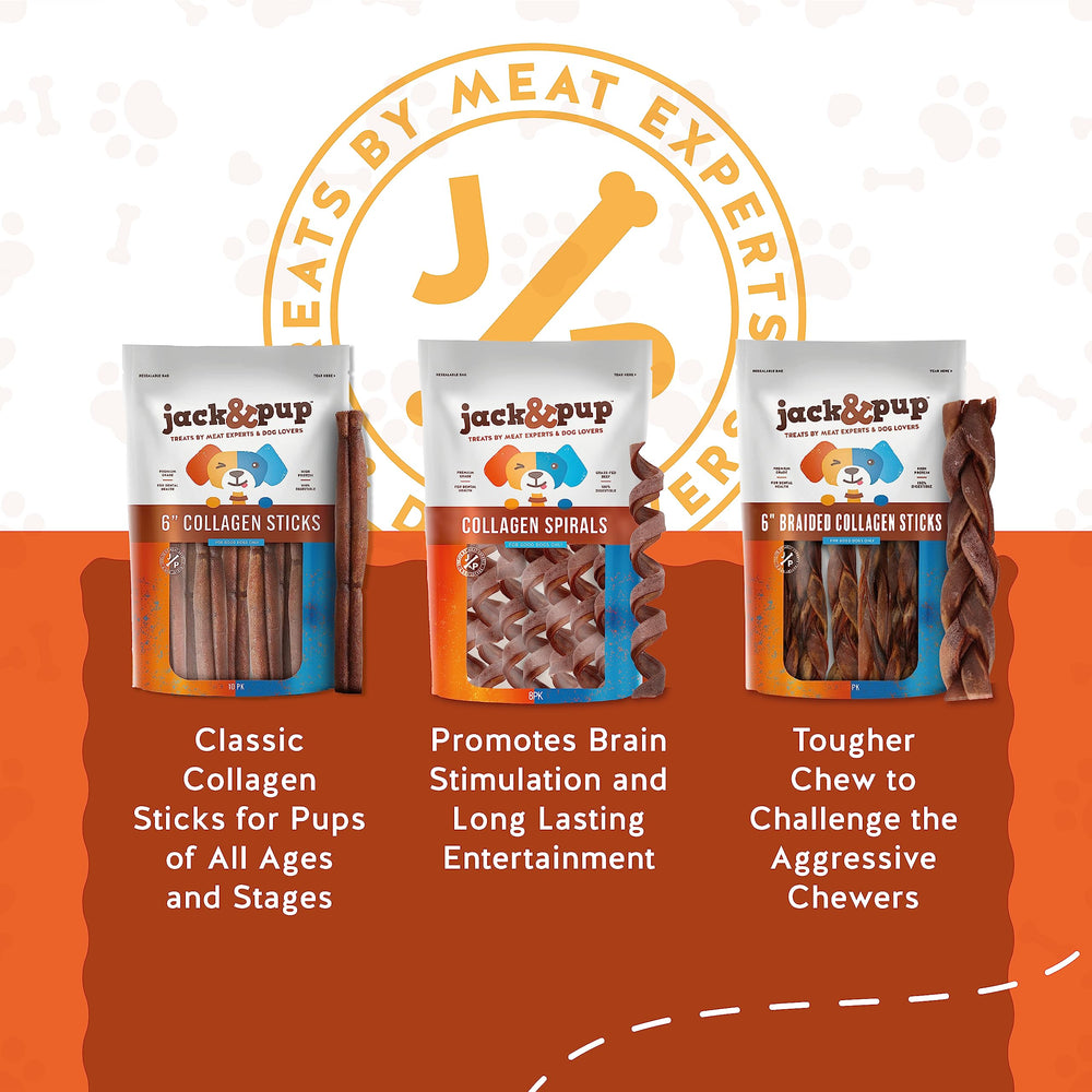 Jack&Pup rawhide-free chew offers a safer alternative for dogs.