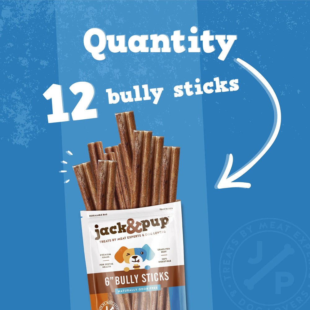 Jack&Pup single-ingredient beef pizzle for digestible rewards.
