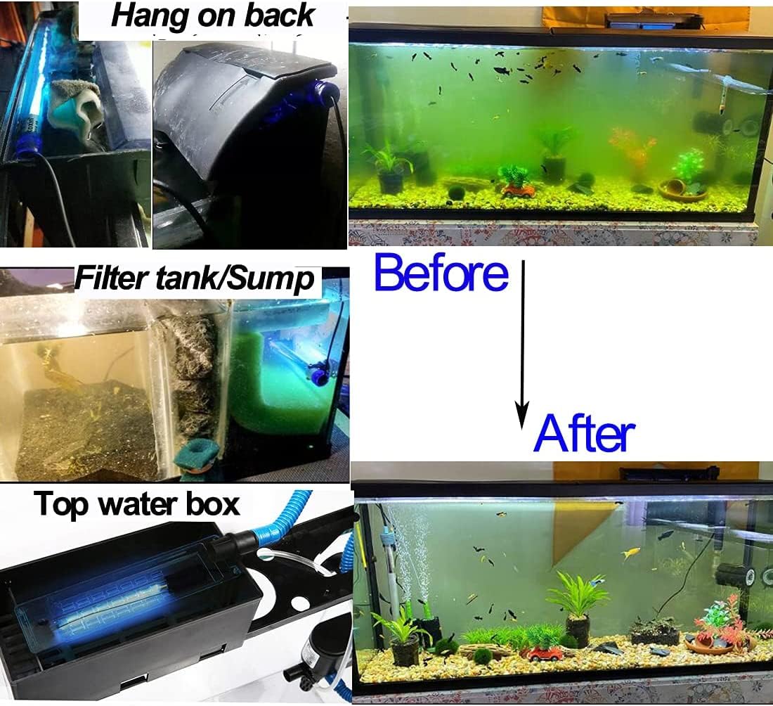 JackSuper Aquarium Algae Clean Light pond use highlights versatile water-cleaning beyond aquariums.