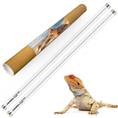 Jaenmsa Bearded Dragon UVB light bar 22in provides UVB for calcium support and active basking.