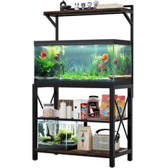 JAHOMET fish tank stand top surface provides sturdy support for 40-50 gallon tanks