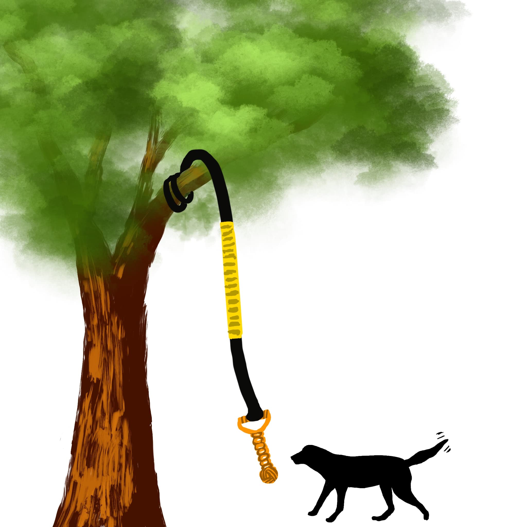 Jalousie Dog Bungee Toy teaser wand compatibility enables varied play.