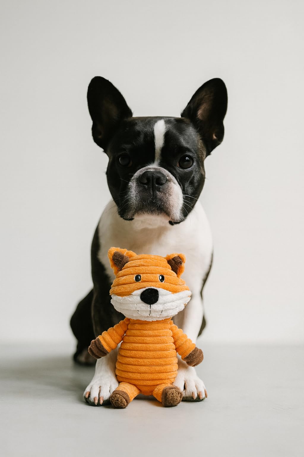 Jalousie plush toy multi-squeaker design boosts sensory engagement