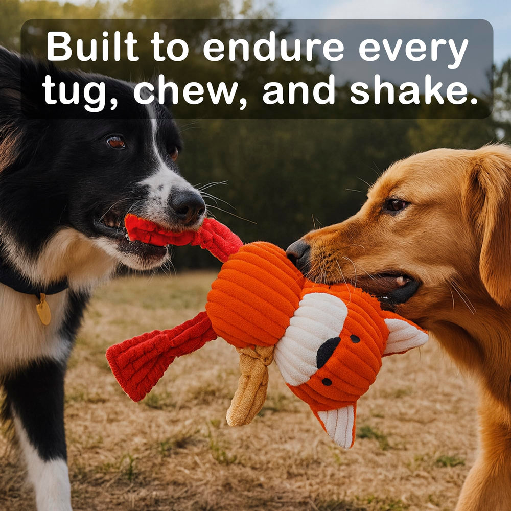 Jalousie plush toys with multiple squeakers boost attention and playtime variety.