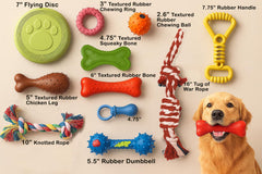 Jalousie rubber chicken leg toy for chewing fun