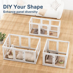 Jalove indoor dog playpen made with durable materials for long-lasting containment.