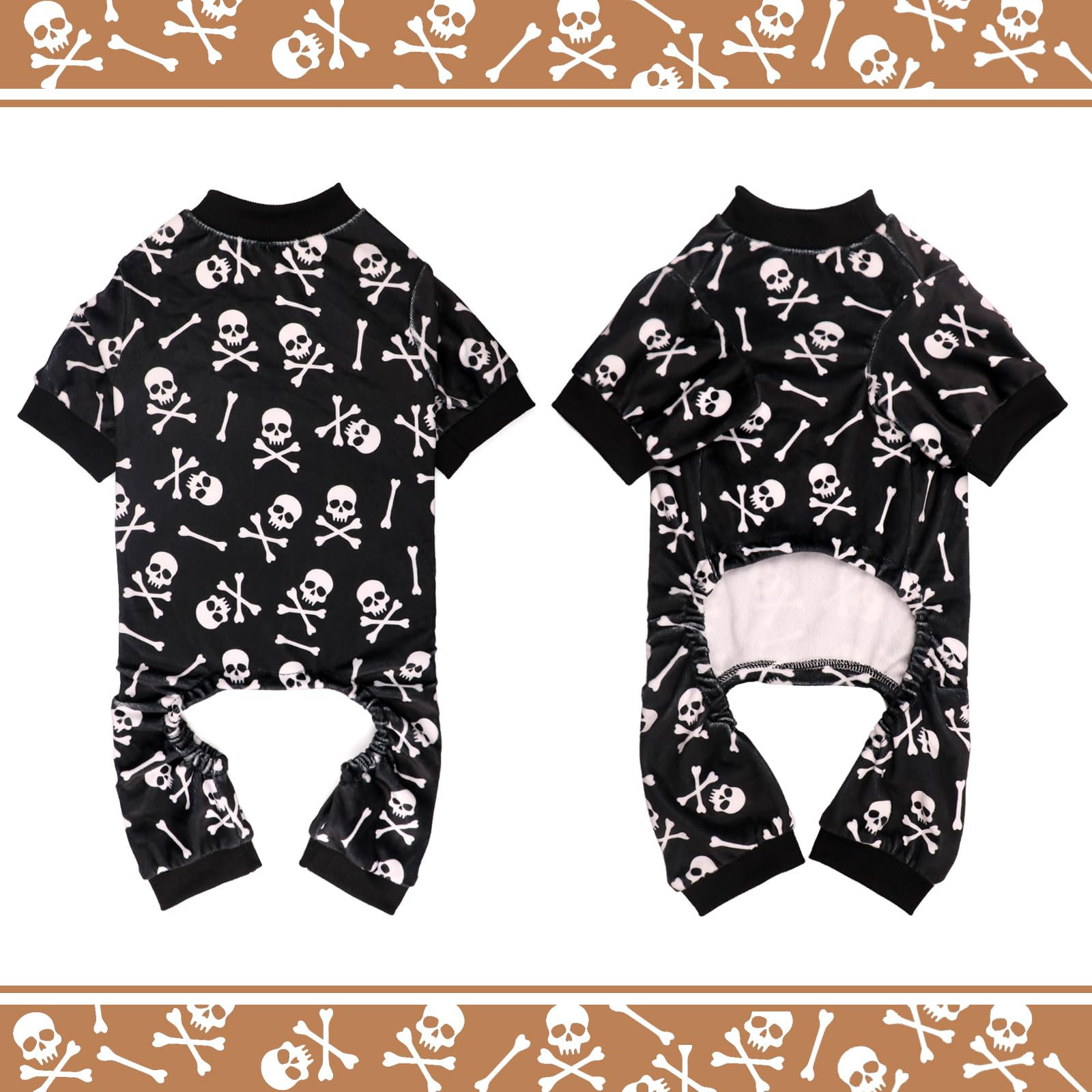 Jamktepat XL measurements image helps pick the right size for large dogs.
