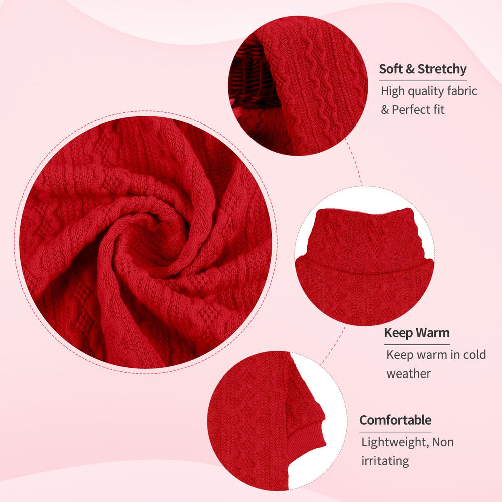 Jamktepat dog sweater elastic waist cuff design secures a comfortable fit