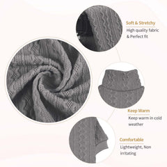 Jamktepat dog sweater size chart illustrating six sizes for precise fit