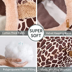 JanYoo Warmer Hedgehog Bed cushion-fill delivers plush support for lounging.