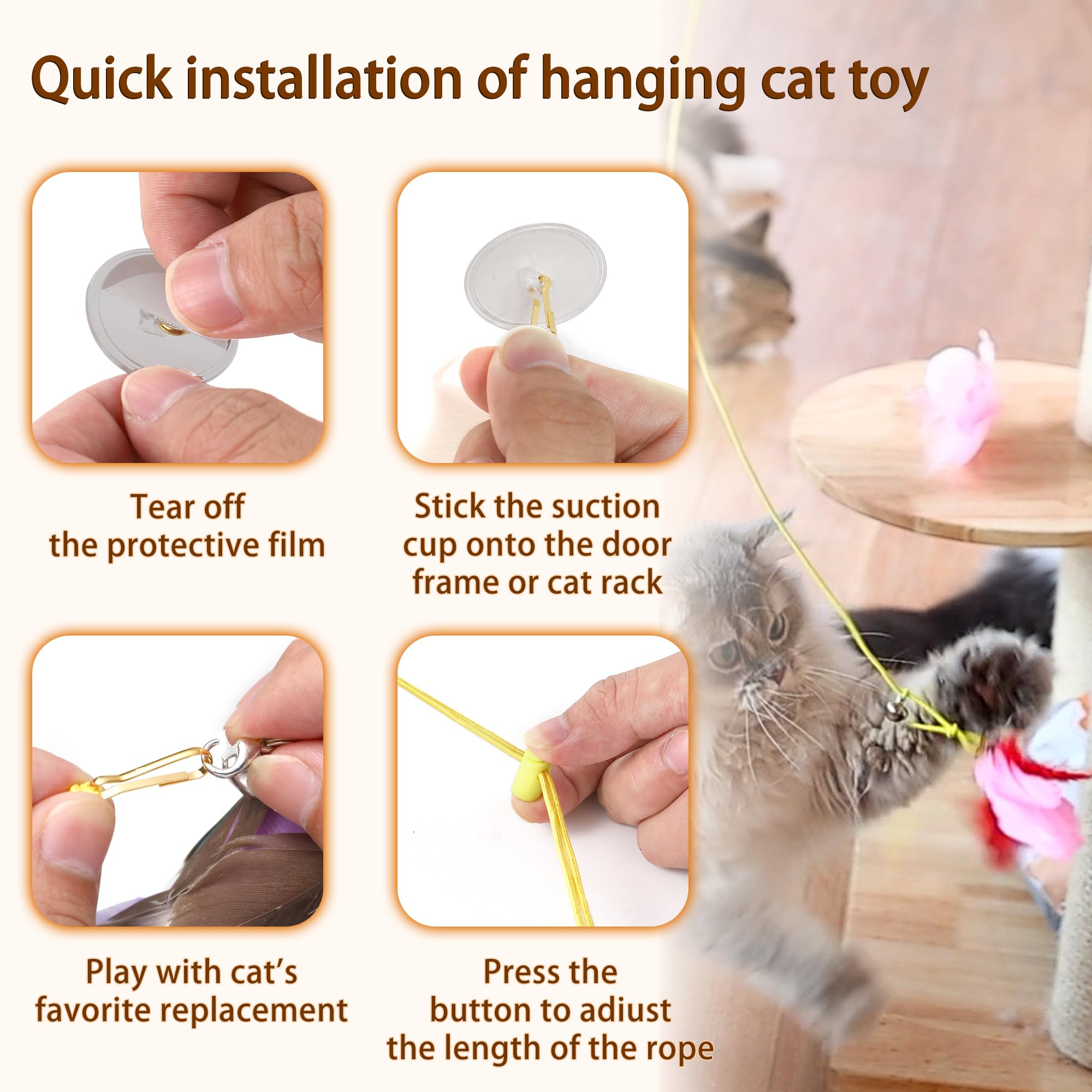 Janbenty hanging-cat-toy-setup offers versatile hanging options for self-play.